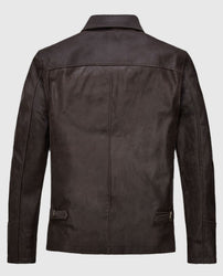 Sam Worthington Kidnapping Mr Heineken Leather Jacket