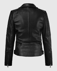 Victoria Justice Black Leather Jacket