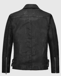Nicholas Hoult Biker Leather Jacket