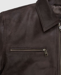 Sam Worthington Kidnapping Mr Heineken Leather Jacket