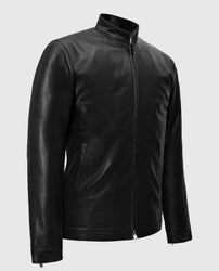 Nikolaj Coster Waldau Black Leather Jacket