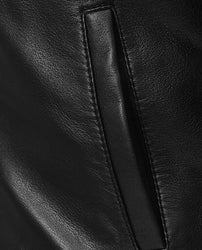 Nikolaj Coster Waldau Black Leather Jacket