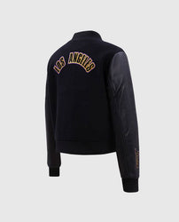 NBA Los Angeles Lakers Women's Black Varsity Jacket