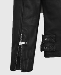 Nicholas Hoult Biker Leather Jacket