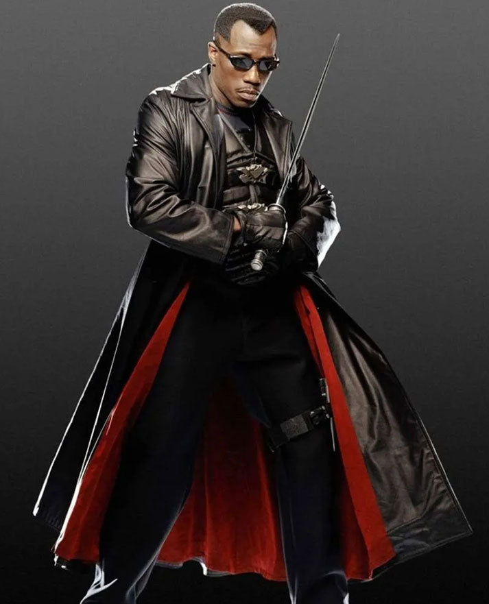 Wesley Snipes Blade Trench Coat