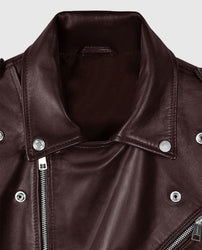 Joe Jonas Biker Leather Jacket