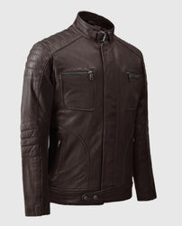 Firefly Moto Brown Biker Leather Jacket
