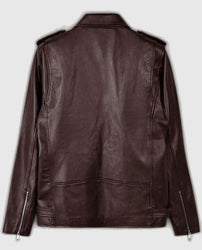 Joe Jonas Biker Leather Jacket