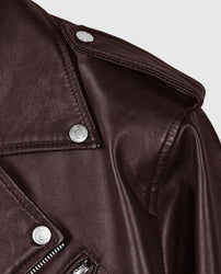 Joe Jonas Biker Leather Jacket