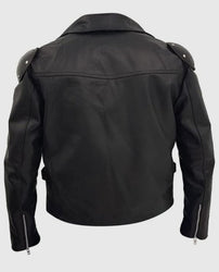 Mad Max Mel Gibson Black Leather Jacket