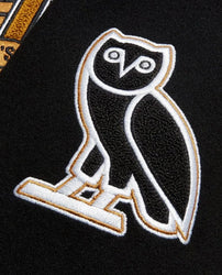 OVO Toronto Raptors Black Varsity Jacket