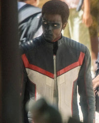 Mister Terrific Superman Leather Jacket
