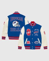 Buffalo Bills OVO Royal Full-Snap Varsity Jacket