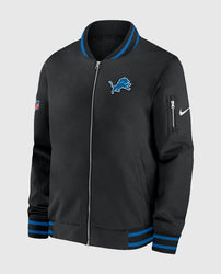 Detroit Lions Sideline Black Jacket