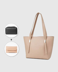 Falcon Peach Tote Set of 3 Bag