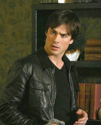 Damon Salvatore Leather Jacket
