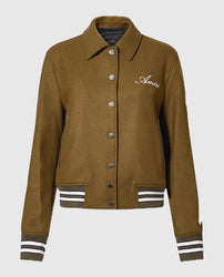 Amiri Bones Letterman Wool Jacket