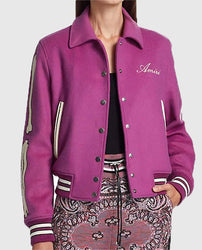 Amiri Bones Letterman Wool Jacket