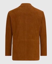 Men's Leather Suede Blazer