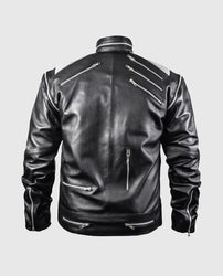 Michael Jackson Beat It Black Leather Jacket