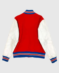 Supreme Tiger Playboi Carti Varsity Red and White Jacket