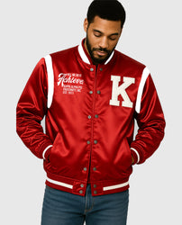 Kappa Alpha Psi Red White Varsity Jacket