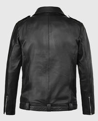 Negan Walking Dead Black Biker Leather Jacket