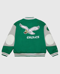 Kylie Kelce 90s Eagles Letterman Jacket