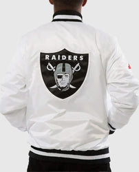 Mark Davis Las Vegas Raiders White Jacket