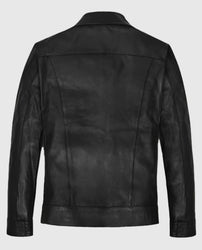 Aaron Taylor Johnson Black Leather Jacket