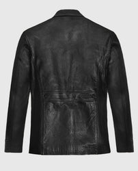 Johnny Depp Black Leather Jacket