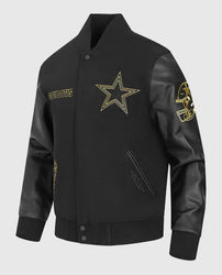 Dallas Cowboys Black & Gold Varsity Jacket