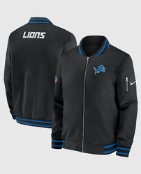 Detroit Lions Sideline Black Jacket