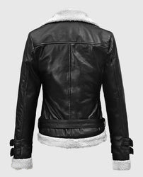 Rita Ora Black Leather Jacket