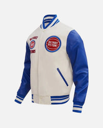 NBA Detroit Pistons Men's Blue Varsity Jacket