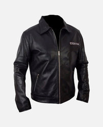Sons Of Anarchy Black Biker Leather Jacket