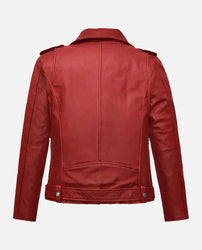 Freaky Millie Red Leather Jacket