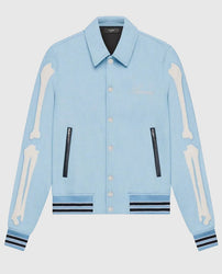 Amiri Bones Letterman Wool Jacket