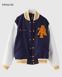 North Carolina A&T State University Aggie Pride Blue Varsity Jacket