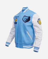 NBA Memphis Grizzlies Men's Rib Wool Varsity Jacket