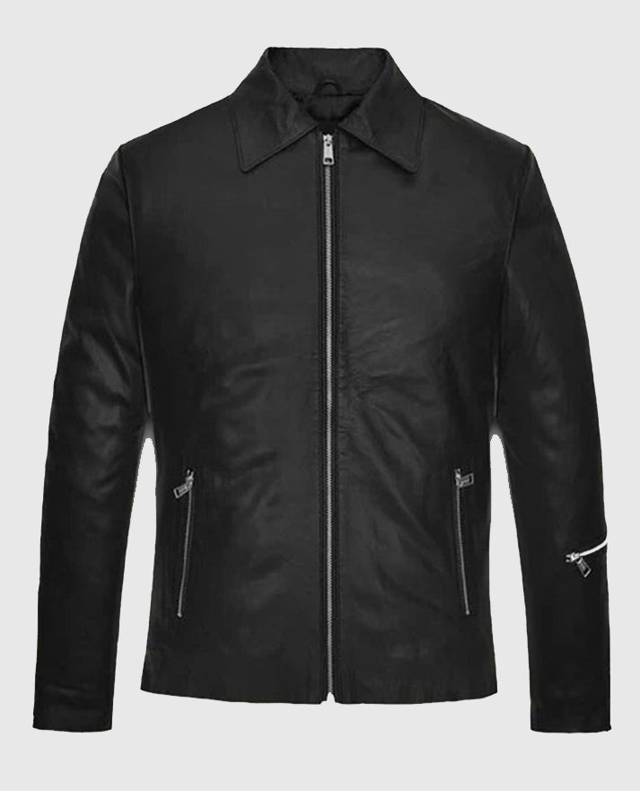 Jensen Huang Leather Jacket