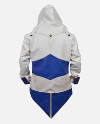 Assassins Creed 3 White And Blue Jacket