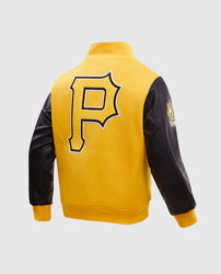 MLB Pittsburgh Pirates Men's Yellow Varsity Jacket