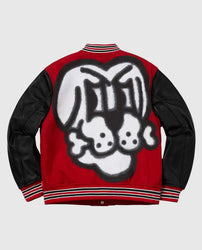 Supreme Bone Letterman Varsity Jacket
