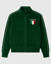 Jason Kelce Italia Green velour tracksuit