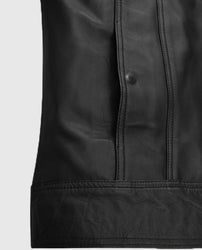 David Beckham Black Leather Jacket