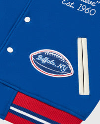 Buffalo Bills OVO Royal Full-Snap Varsity Jacket