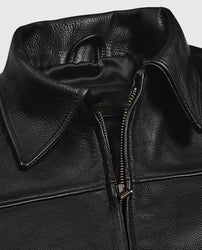 Johnny Depp Black Leather Jacket