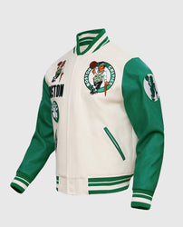 NBA Boston Celtics Men's Rib Wool Varsity Jacket