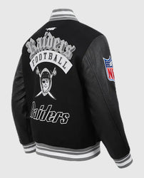 Las Vegas Raiders Best of Classic Rib Varsity Jacket